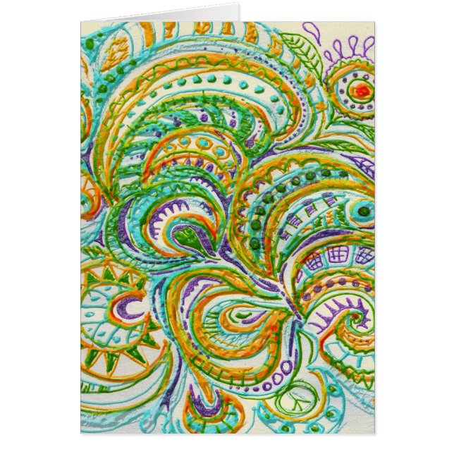 フォークアートファンタジーパターン (正面)