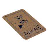 フォークアートファーム動物の羊、豚、鶏の国 マグネット (右側)