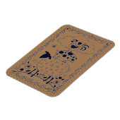 フォークアートファーム動物の羊、豚、鶏の国 マグネット (左側)