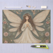 フォークアートフェアリーデライトデコップページ紙 薄葉紙 (クラフト)