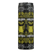 フォークアートフクロウプリント タンブラー (裏面)