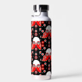 フォークアートフクロウ ウォーターボトル (右面)