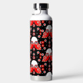 フォークアートフクロウ ウォーターボトル (右面)