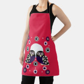 フォークアートフクロウ エプロン (インサイチュ)