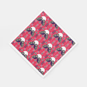 フォークアートフクロウ スタンダードランチョンナプキン (角)