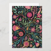 フォークアートフラワーカード シーズンカード (正面/裏面)