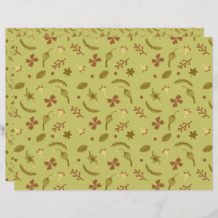 フォークアートフラワーズグリーン