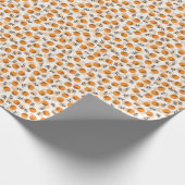 フォークアートフラワーズスカンジナビアスタイル ラッピングペーパー (角)