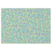フォークアートフラワーズパステルカラー春グリーン テーブルクロス (正面(横))