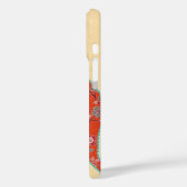 フォークアートフラワーパターンキツネ パーソナライズされた Case-Mate iPhoneケース (裏面 / 左)