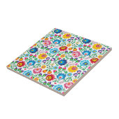 フォークアートフラワーパターン2 タイル (側面)