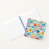 フォークアートフラワーパターン2 ノートブック (内部)