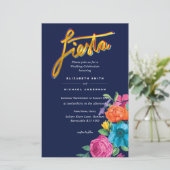 フォークアートフラワーフェスタ結婚式招待状ボダ (スタンド正面)