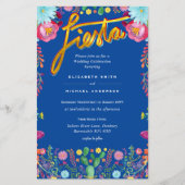 フォークアートフラワーフェスタ結婚式招待状ボダ (正面)