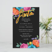 フォークアートフラワーフェスタ結婚式招待状ボダ (スタンド正面)