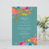 フォークアートフラワーフェスタ結婚式招待状ボダ (スタンド正面)