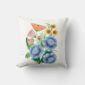 フォークアートフラワー クッション (正面)