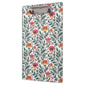 フォークアートフローラルパターン クリップボード (左)