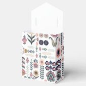 フォークアートボタニカルシームレスパターン フェイバーボックス (オープン)