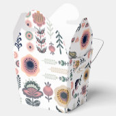 フォークアートボタニカルシームレスパターン フェイバーボックス (オープン)