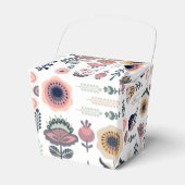 フォークアートボタニカルシームレスパターン フェイバーボックス (正面サイド)