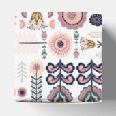 フォークアートボタニカルシームレスパターン フェイバーボックス (上部)