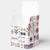 フォークアートボタニカルシームレスパターン フェイバーボックス (オープン)