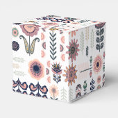 フォークアートボタニカルシームレスパターン フェイバーボックス (裏面サイド)