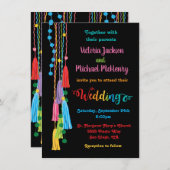 フォークアートメキシカンフィエスタ結婚式招待状 招待状 (正面/裏面)