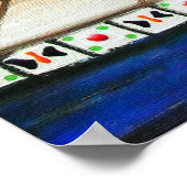 フォークアートメキシカン絵画ドア ポスター (角)