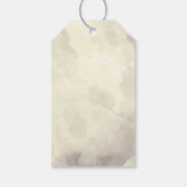 フォークアートラビットバタフライハイゲフローラ誕生日 ギフトタグ (裏面)