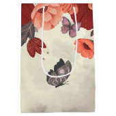 フォークアートラビットバタフライフローラ中抱き枕 ミディアムペーパーバッグ (裏面)