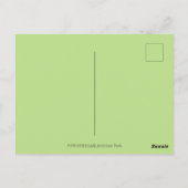 フォークアートラビット&シークレットガーデンのブルーバード ポストカード (裏面)