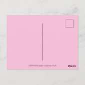 フォークアートラビット、ブルーバードシークレッお洒落トガーデン ポストカード (裏面)