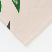 フォークアートロスターサンシャインシンメトリデザイン フリースブランケット (角)