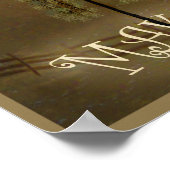 フォークアートロスターライズ&シャインファーム24インチx 24インチ ポスター (角)