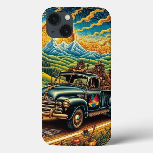 フォークアートロードトリップ Case-Mate iPhoneケース (裏面)