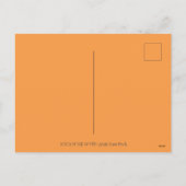 フォークアート不気味ウィッチ森の黒猫とフクロウ シーズンポストカード (裏面)