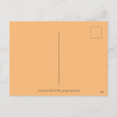 フォークアート不気味ウィッチ森の黒猫とフクロウ シーズンポストカード (裏面)