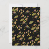 フォークアート刺繍オクトーバーフェスト招待状 招待状 (裏面)