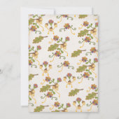 フォークアート刺繍オクトーバーフェスト招待状 招待状 (裏面)