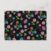 フォークアート刺繍メキシコ結婚フィエスタの情報 エンクロージャーカード (裏面)