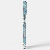 フォークアート北極キツネインザスノーウィズホリー Case-Mate iPhoneケース (裏面 / 右)