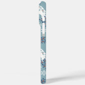 フォークアート北極キツネインザスノーウィズホリー Case-Mate iPhoneケース (裏面 / 左)