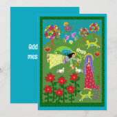 フォークアート告パーソナライズされた告 (正面/裏面)