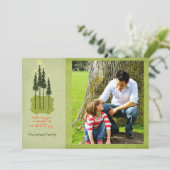 フォークアート心地よい&ジョイクリスマスフォトカード シーズンカード (スタンド正面)