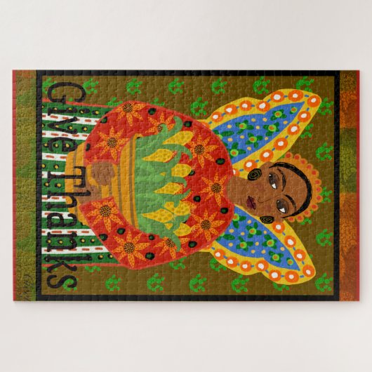 フォークアート感謝祭1014ピースパズル ジグソーパズル (横)