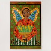 フォークアート感謝祭1014ピースパズル ジグソーパズル (縦)