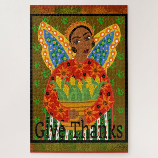 フォークアート感謝祭1014ピースパズル ジグソーパズル (縦)