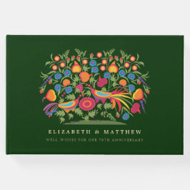 フォークアート結婚70周年記念ゲストブック ゲストブック